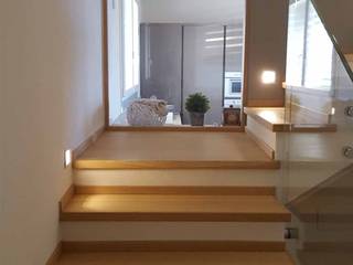 CASA T, Bima Progetti Bima Progetti Stairs Wood Wood effect