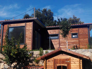 Modelo | T0 29m², Discovercasa | Casas de Madeira & Modulares Discovercasa | Casas de Madeira & Modulares Prefab woning Hout Bruin