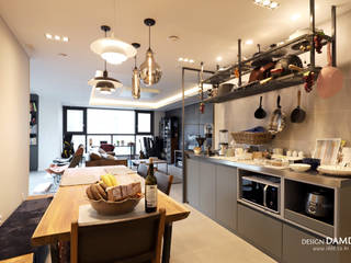 분당구 운중동 산운마을 14단지 44평형, 디자인담다 디자인담다 Modern kitchen