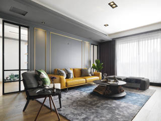 淬煉-捷寶君品, 御見設計企業有限公司 御見設計企業有限公司 Classic style living room Grey