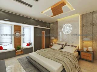 A Modern and Sophisticated Interior Project, Inventivearchitects Inventivearchitects Bedroom