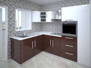 Modular Kitchen Interior Design, Vinra Interiors Vinra Interiors Kitchen units Plywood