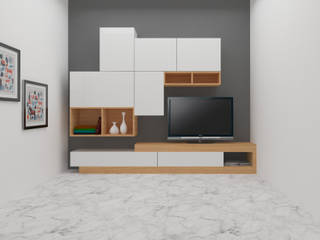 Entertainment Unit, Vinra Interiors Vinra Interiors Soggiorno moderno Compensato