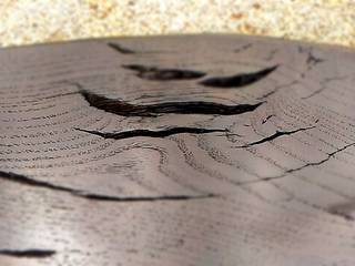 Konsole z blatami z Czarnego Dębu, Evorio Evorio Living room Wood Wood effect