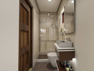 Brand new 2 storey house - Bathroom homify Modern style bedroom