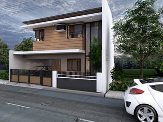 Brand new 2 storey house - Exterior and Surrounding homify Multi-Family house