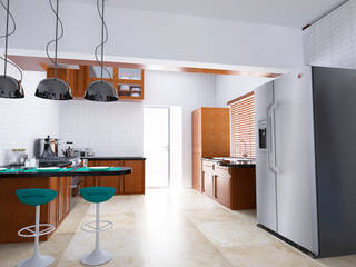 Casa Esperanza, Osuna Arquitecto Osuna Arquitecto Built-in kitchens