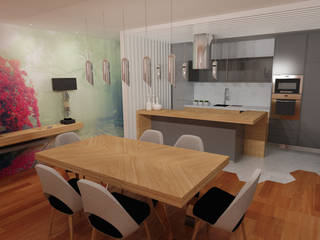 Angelourenzzo - Interior Designが手掛けたキッチン, 北欧   