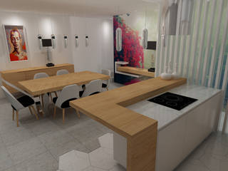 Angelourenzzo - Interior Designが手掛けたキッチン, 北欧   