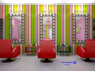 Beauty salon in Pop Art style, "Design studio S-8" 'Design studio S-8' Minimalist office buildings