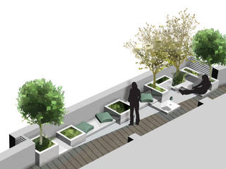 TERRACE, MORDOMIAS MORDOMIAS minimalist style balcony, porch & terrace