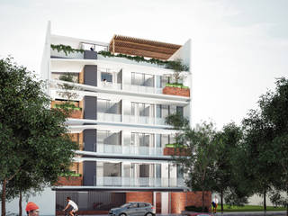 Torre Stuen, Stuen Arquitectos Stuen Arquitectos Terrace house Bricks