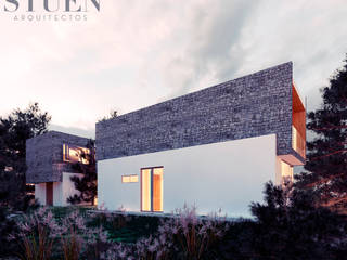 Casa Bugambilias, Stuen Arquitectos Stuen Arquitectos บ้านเดี่ยว หิน