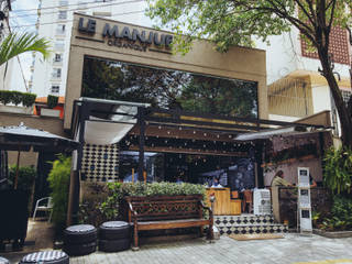 Restaurante Le Manjue Organique, Flavia Machado Arquitetura Flavia Machado Arquitetura 商业空间