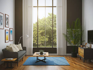 interior, casadellastudio casadellastudio Modern living room Wood Wood effect