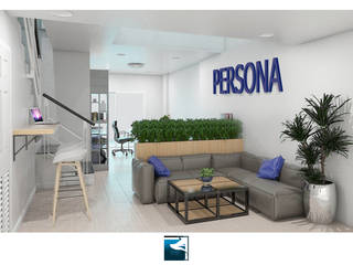 Interior Design : Persona Office Design, Blufox eco-solution Co., Ltd. Blufox eco-solution Co., Ltd. Espacios comerciales