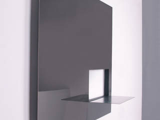 Miroir 001, Thomas Dellys Thomas Dellys Nowoczesne ściany i podłogi Aluminium/Cynk