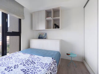 H residence, Fu design Fu design Quartos minimalistas de madeira e plástico