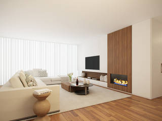 Home for Two, 411 - Design e Arquitectura de Interiores 411 - Design e Arquitectura de Interiores Modern living room