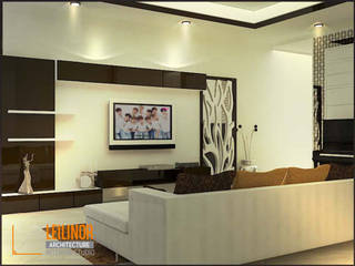 Modern House, CV Leilinor Architect CV Leilinor Architect Salones de estilo moderno