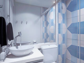 Apartamento Freguesia - RJ, DuoS Interiores DuoS Interiores Modern style bathrooms