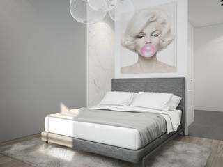 Plan 3D rénovation, réHome réHome Modern style bedroom