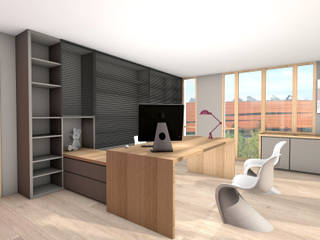 Rénovation bureaux, réHome réHome Espaços comerciais