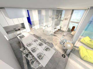 plan 3D by réhome, réHome réHome Moderne Wohnzimmer