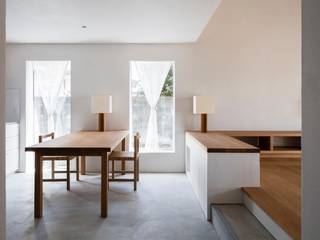 House in Kamo｜加茂の家, 山田誠一建築設計事務所 山田誠一建築設計事務所 Ausgefallene Esszimmer