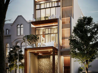 Rumah Pak Welki (Exterior), nakula arsitek studio nakula arsitek studio Modern Houses