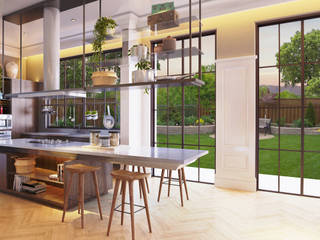 Interior Kartika House, nakula arsitek studio nakula arsitek studio Modern Dining Room