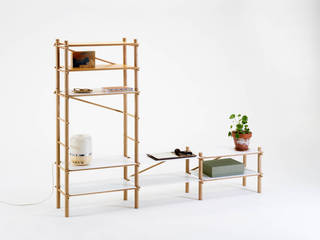 Andamio shelf estantería , Studioapart Interior & Product design Barcelona Studioapart Interior & Product design Barcelona غرف تخزين