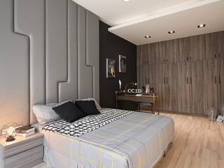 狹長街屋大改造, 層層室內裝修設計有限公司 層層室內裝修設計有限公司 Scandinavian style bedroom