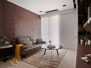現代人文小豪宅, 層層室內裝修設計有限公司 層層室內裝修設計有限公司 Modern living room