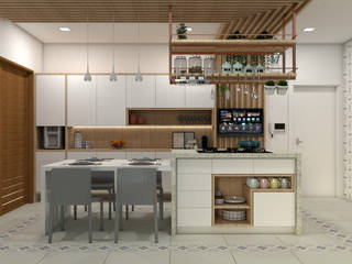 Cozinha | Residencia A+M , Confi Arquitetos Confi Arquitetos Modern kitchen