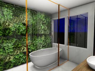 Banheiro Contemporâneo, Studio² Studio² Moderne Badezimmer