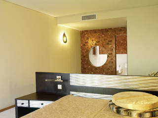 Projeto design de interiores hotel - Joao andrade e silva, João Andrade e Silva Design João Andrade e Silva Design ห้องนอน