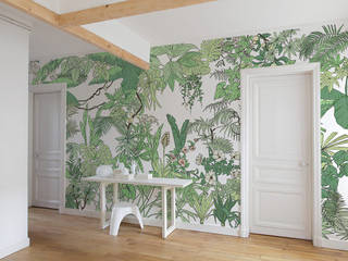 Papier peint Jungle Tropical BALI, Ohmywall Ohmywall Murs & SolsPapier peint