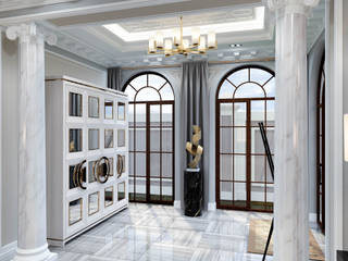 Elegant and modern entrance hall, DMR DESIGN AND BUILD SDN. BHD. DMR DESIGN AND BUILD SDN. BHD.