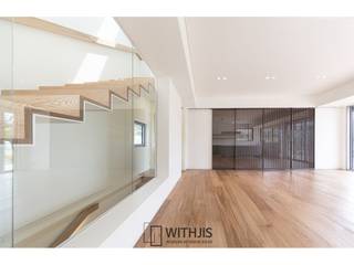 건축디자인연구소 단독주택 시공사례, WITHJIS(위드지스) WITHJIS(위드지스) Country style dining room Wood Brown