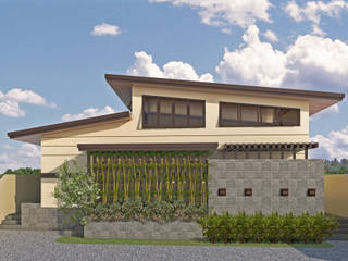 Two Storey Residence at San Miguel Bulacan MG Architecture Design Studio Multi-Family house Beige
