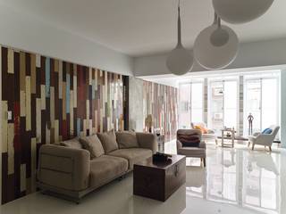 THE WALL, 禾光室內裝修設計 ─ Her Guang Design 禾光室內裝修設計 ─ Her Guang Design Living room