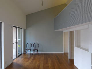 I邸リノベーション, meenaxy design一級建築士事務所 meenaxy design一級建築士事務所 Minimalist living room Iron/Steel