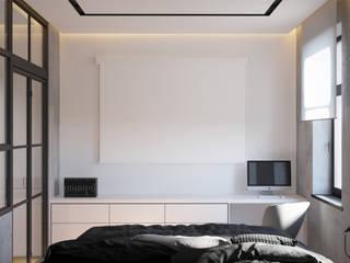 UI013, YOUSUPOVA YOUSUPOVA Minimalist bedroom