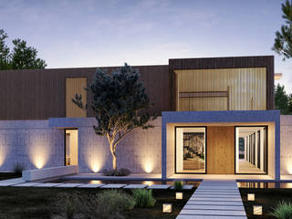 SG2 House - House in Herdade da Aroeira - Portugal - Architectural plan, Traçado Regulador. Lda Traçado Regulador. Lda Вилла Бетон