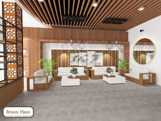 Timber office, Braun Haus Braun Haus Ruang Studi/Kantor Modern Kayu Wood effect