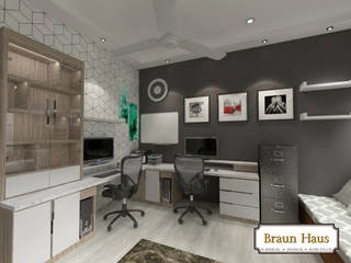 Urban House, Braun Haus Braun Haus Ruang Studi/Kantor Modern