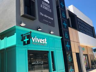 Vivest Pharmacy & Healty Bar, IGC ARQUITECTOS IGC ARQUITECTOS مساحات تجارية