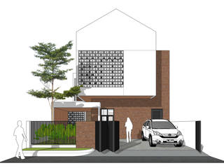BBR House 1, Rekabentuk ID Rekabentuk ID 一戸建て住宅 コンクリート 白色