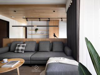 竹北L宅 / 溫潤 X 舒適宅, 極簡室內設計 Simple Design Studio 極簡室內設計 Simple Design Studio Living room